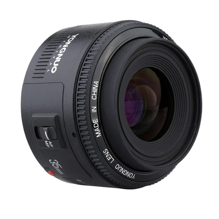 YONGNUO YN35MM F2N 1:2 自動對焦/手動對焦廣角定焦鏡頭，適用 Nikon DSLR 相機，YN35MM F2N