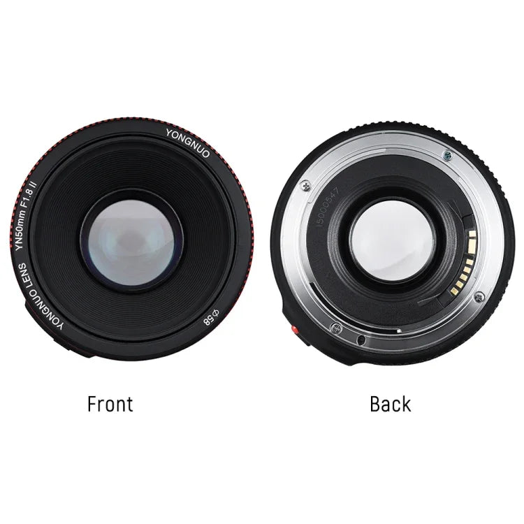 YONGNUO YN50MM F1.8C II F1.8 自動對焦鏡頭，適用 Canon EF 卡口新鏡頭，YN50MM F1.8C II
