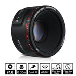 YONGNUO YN50MM F1.8C II F1.8 自動對焦鏡頭，適用 Canon EF 卡口新鏡頭，YN50MM F1.8C II