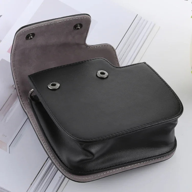 復古風格全身相機 PU 皮革保護套附背帶，適用於富士 instax mini 9 / mini 8+ / mini 8，適用於 FUJI mini 9，適用於 FUJI mini 9
