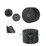 360 度自動旋轉 60 分鐘縮時穩定三腳架雲台轉接器，適用於 GoPro，60 分鐘