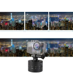 360 度自動旋轉 60 分鐘縮時穩定三腳架雲台轉接器，適用於 GoPro，60 分鐘