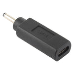 USB-C / Type-C 母頭轉 3.0 x 1.0 毫米公頭插頭轉接器連接器，3.0 x 1.0 毫米