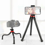 MZ305 迷你章魚靈活三腳架支架，帶球頭，適用於單反相機、GoPro HERO10 Black / HERO9 Black / HERO8 Black /7 /6 /5 /5 Session /4 Session /4 /3+ /3 /2 /1、DJI Osmo Action、小蟻及其他運動相機、手機，尺寸：30cmx5cm，MZ305