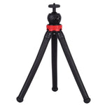 MZ305 迷你章魚靈活三腳架支架，帶球頭，適用於單反相機、GoPro HERO10 Black / HERO9 Black / HERO8 Black /7 /6 /5 /5 Session /4 Session /4 /3+ /3 /2 /1、DJI Osmo Action、小蟻及其他運動相機、手機，尺寸：30cmx5cm，MZ305