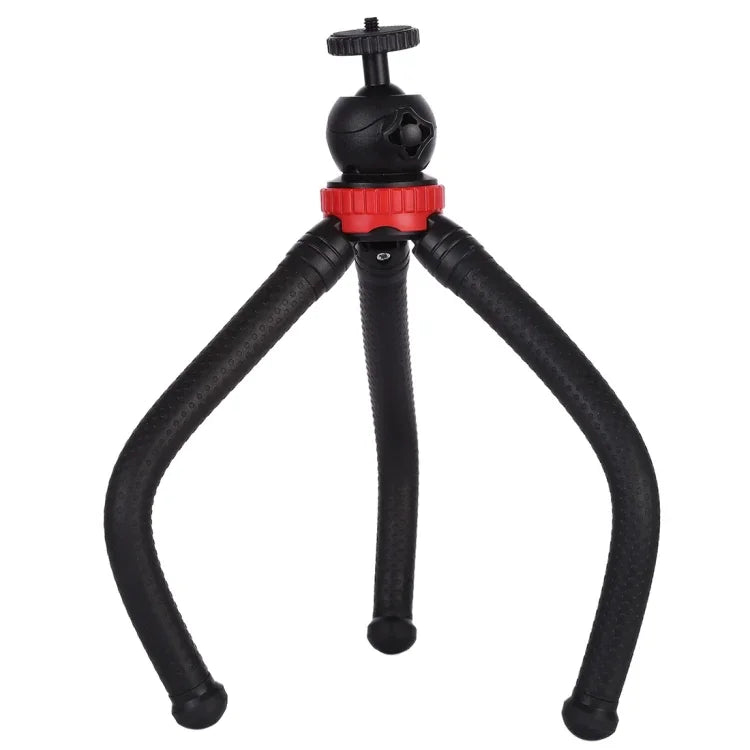 MZ305 迷你章魚靈活三腳架支架，帶球頭，適用於單反相機、GoPro HERO10 Black / HERO9 Black / HERO8 Black /7 /6 /5 /5 Session /4 Session /4 /3+ /3 /2 /1、DJI Osmo Action、小蟻及其他運動相機、手機，尺寸：30cmx5cm，MZ305