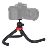 MZ305 迷你章魚靈活三腳架支架，帶球頭，適用於單反相機、GoPro HERO10 Black / HERO9 Black / HERO8 Black /7 /6 /5 /5 Session /4 Session /4 /3+ /3 /2 /1、DJI Osmo Action、小蟻及其他運動相機、手機，尺寸：30cmx5cm，MZ305