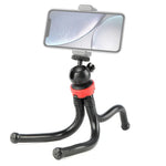 MZ305 迷你章魚靈活三腳架支架，帶球頭，適用於單反相機、GoPro HERO10 Black / HERO9 Black / HERO8 Black /7 /6 /5 /5 Session /4 Session /4 /3+ /3 /2 /1、DJI Osmo Action、小蟻及其他運動相機、手機，尺寸：30cmx5cm，MZ305