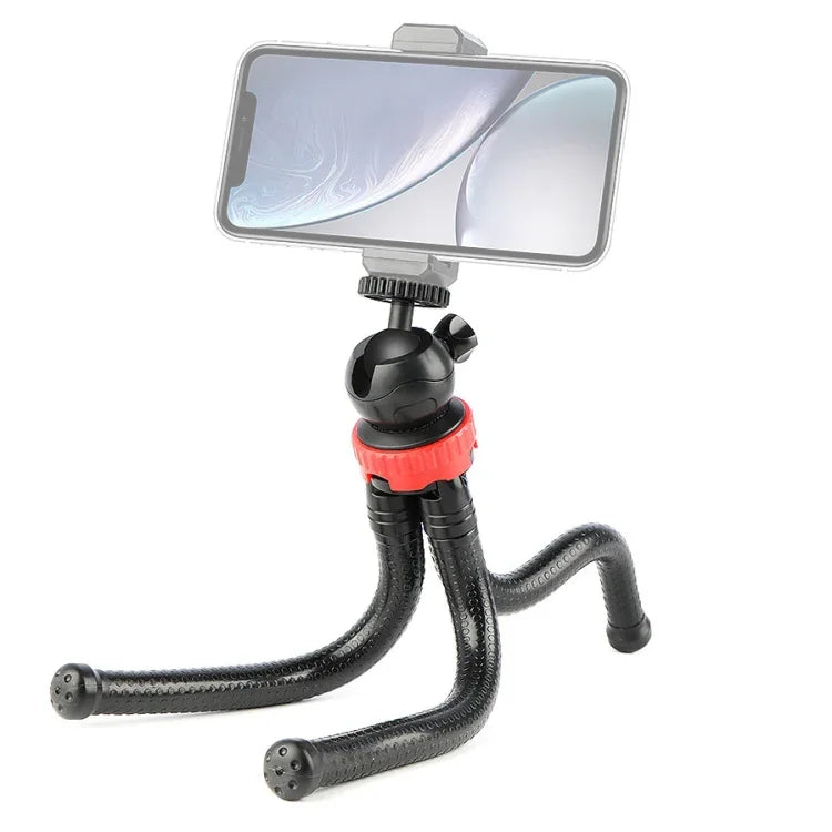 MZ305 迷你章魚靈活三腳架支架，帶球頭，適用於單反相機、GoPro HERO10 Black / HERO9 Black / HERO8 Black /7 /6 /5 /5 Session /4 Session /4 /3+ /3 /2 /1、DJI Osmo Action、小蟻及其他運動相機、手機，尺寸：30cmx5cm，MZ305