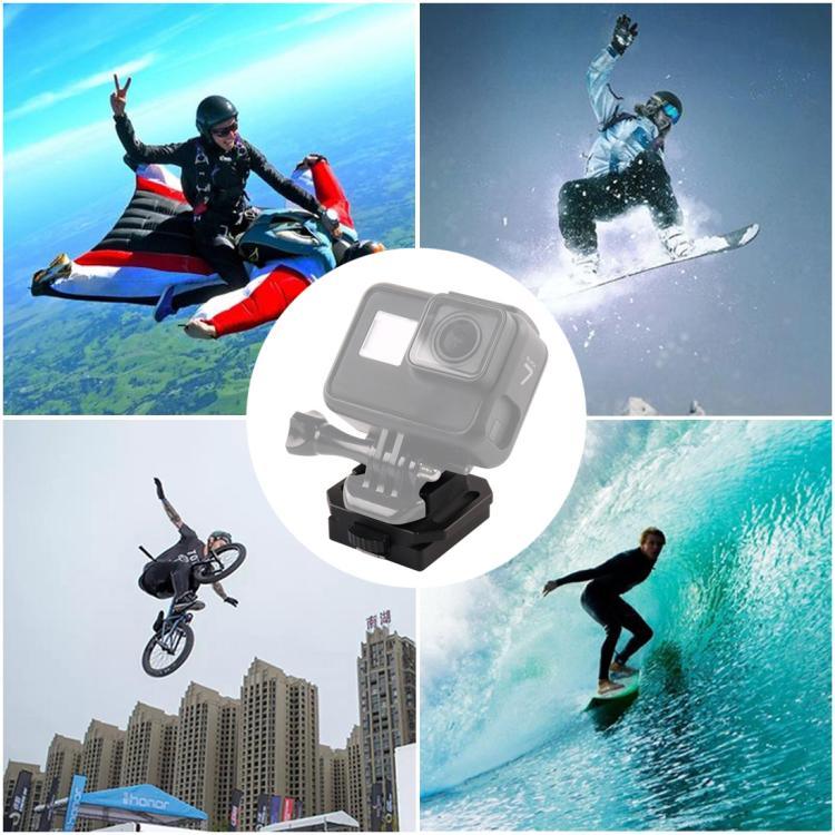 GP193 鋁合金頭盔自拍架 適用於 GoPro、Insta360、DJI 及其他運動相機，GP193