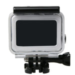 適用於 GoPro HERO6 /5 Black 60米水下防水殼，帶觸控背門及濾鏡 / 卡扣基本支架及螺絲，無需拆卸鏡頭，60米防水
