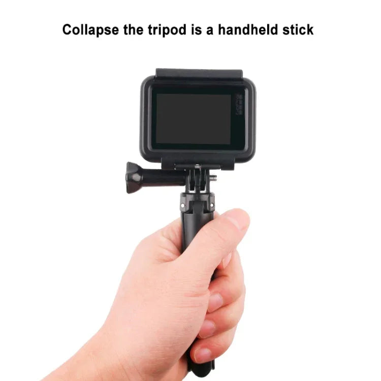 GP456 三腳架支架 適用於 GoPro、Insta360、DJI 及其他運動相機與 4-6.8 吋手機, GP456