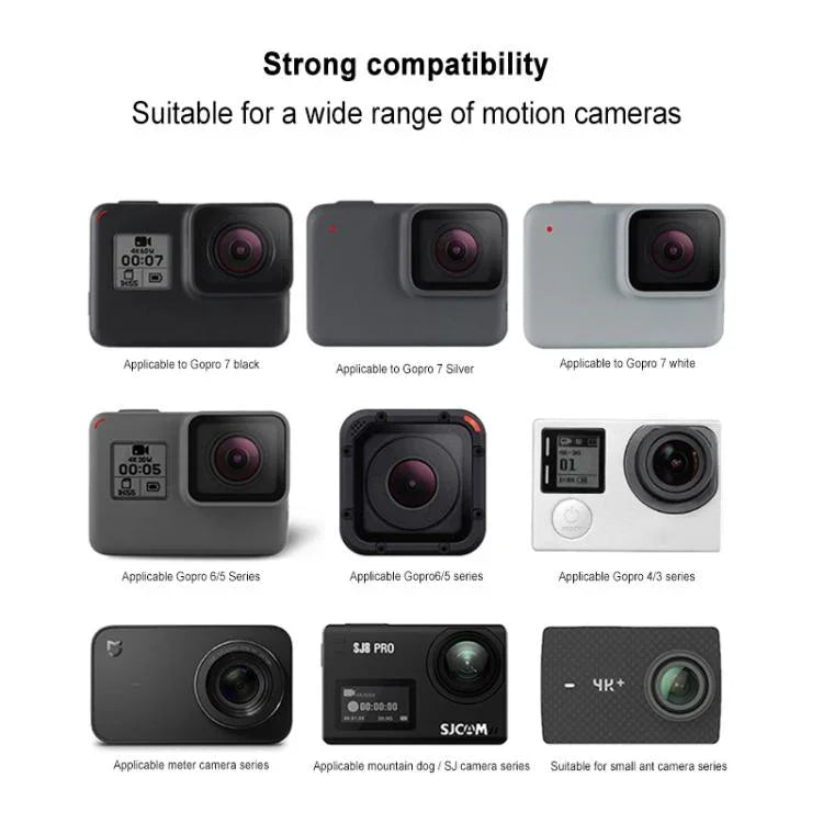GP456 三腳架支架 適用於 GoPro、Insta360、DJI 及其他運動相機與 4-6.8 吋手機, GP456