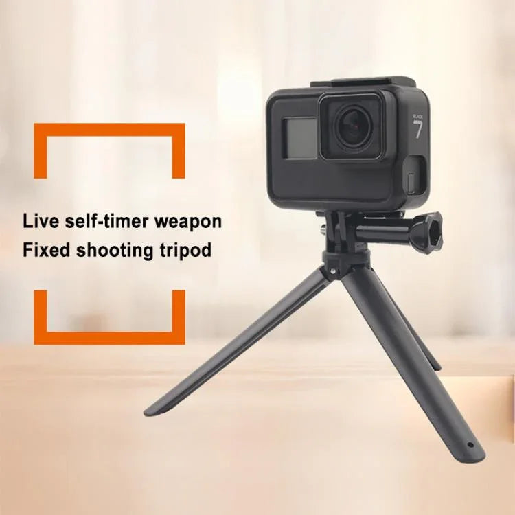 GP456 三腳架支架 適用於 GoPro、Insta360、DJI 及其他運動相機與 4-6.8 吋手機, GP456
