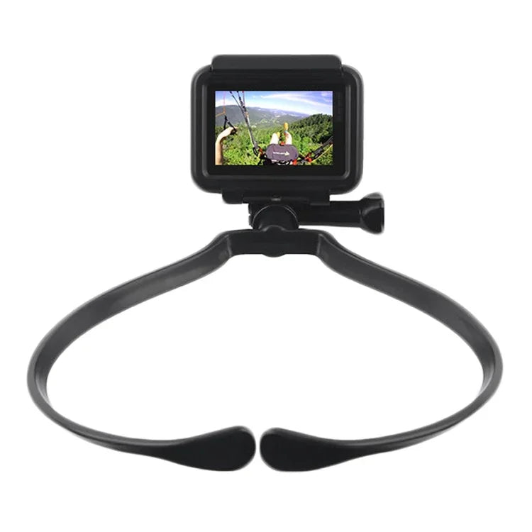 GP458 相機頸掛固定拍攝支架，適用於 GoPro、Insta360、DJI 及其他運動相機