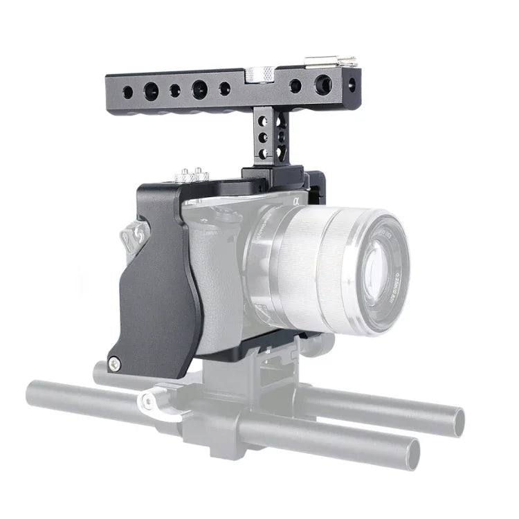 YELANGU C6相機視頻籠手柄穩定器，適用於Sony A6000 / A6300 / A6500 / A6400，手柄穩定器