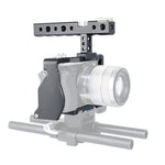 YELANGU C6相機視頻籠手柄穩定器，適用於Sony A6000 / A6300 / A6500 / A6400，手柄穩定器