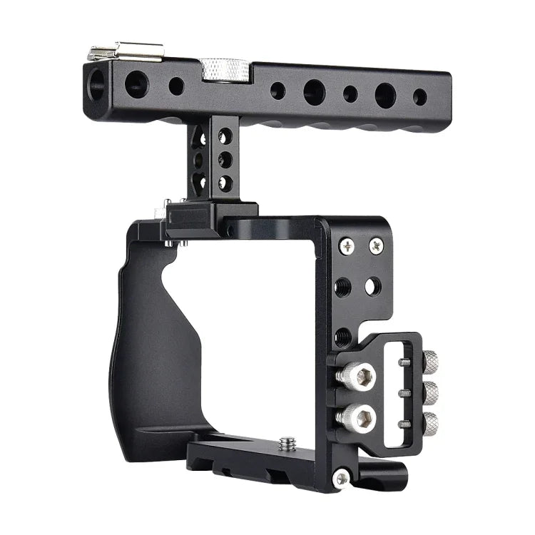 YELANGU C6相機視頻籠手柄穩定器，適用於Sony A6000 / A6300 / A6500 / A6400，手柄穩定器