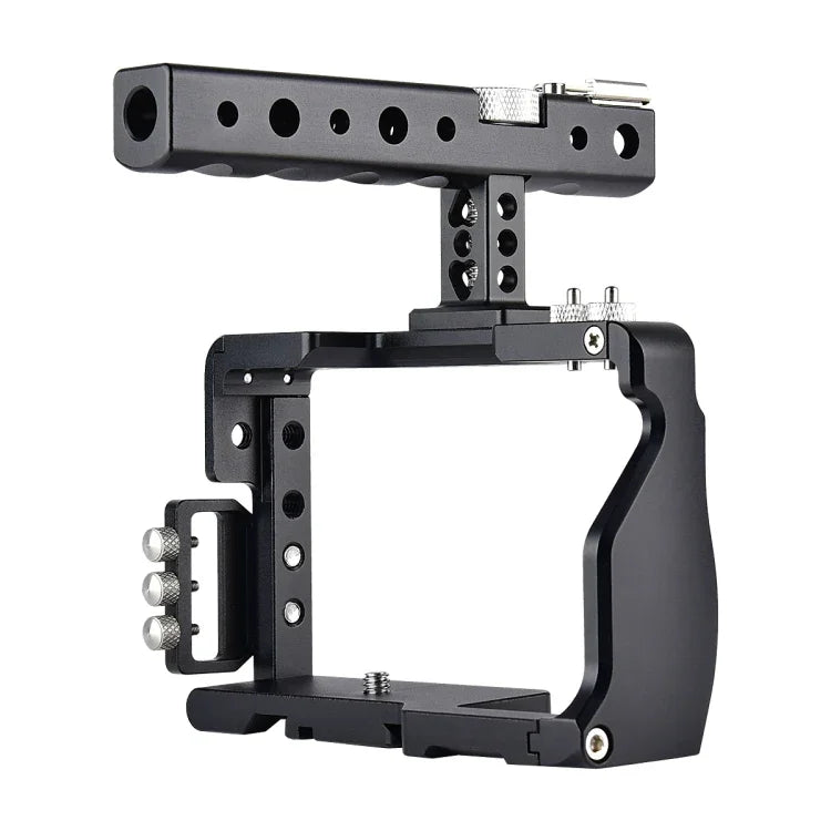 YELANGU C6相機視頻籠手柄穩定器，適用於Sony A6000 / A6300 / A6500 / A6400，手柄穩定器