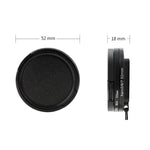 RUIGPRO 適用於 GoPro HERO 7/6/5 專業級 52mm CPL 偏光鏡濾鏡，附濾鏡轉接環及鏡頭蓋，CPL 偏光鏡