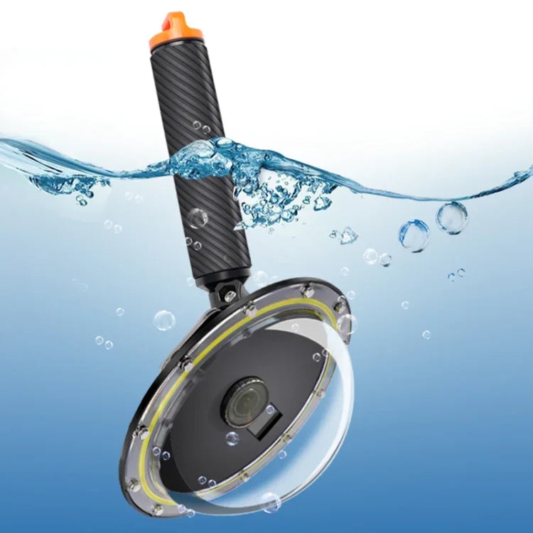 RUIGPRO 浮動手柄圓頂水下潛水相機鏡頭透明保護蓋，適用於 DJI Osmo Action，Osmo Action
