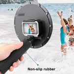 RUIGPRO 浮動手柄圓頂水下潛水相機鏡頭透明保護蓋，適用於 DJI Osmo Action，Osmo Action