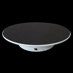 25cm 360 度電動旋轉展示台攝影錄影道具旋轉台，承重 3kg，電池供電，25cm/電池供電(B)、25cm/電池供電(BW)、25cm/電池供電(W)