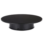 25cm 360 度電動旋轉展示台攝影錄影道具旋轉台，承重 3kg，電池供電，25cm/電池供電(B)、25cm/電池供電(BW)、25cm/電池供電(W)