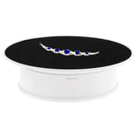20cm 360 度電動旋轉展示台攝影錄影道具旋轉台，承重 1.5kg，電池及 USB 供電，20cm/電池或 USB 供電(B)、20cm/電池或 USB 供電(W)、20cm/電池或 USB 供電(W+B)