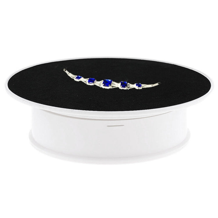 20cm 360 度電動旋轉展示台攝影錄影道具旋轉台，承重 1.5kg，電池及 USB 供電，20cm/電池或 USB 供電(B)、20cm/電池或 USB 供電(W)、20cm/電池或 USB 供電(W+B)