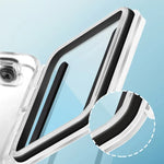 RUIGPRO 適用於 GoPro HERO8 Black 45米防水保護殼，附扣環基本支架與螺絲，RUIGPRO 適用於 GoPro HERO8 Black