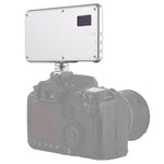 LED011S 口袋型 180 顆 LED 專業 Vlogging 攝影錄影及攝影棚燈，配備 OLED 顯示屏及冷靴轉接座，適用 Canon / Nikon DSLR 相機，180 顆 LED