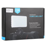 LED011S 口袋型 180 顆 LED 專業 Vlogging 攝影錄影及攝影棚燈，配備 OLED 顯示屏及冷靴轉接座，適用 Canon / Nikon DSLR 相機，180 顆 LED