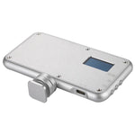 LED-013 口袋型 112 顆 LED 專業 Vlogging 攝影錄影及攝影棚燈，配備 OLED 顯示屏及冷靴轉接座，適用 Canon / Nikon DSLR 相機，112 顆 LED