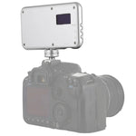 LED-013 口袋型 112 顆 LED 專業 Vlogging 攝影錄影及攝影棚燈，配備 OLED 顯示屏及冷靴轉接座，適用 Canon / Nikon DSLR 相機，112 顆 LED