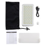 LED-013 口袋型 112 顆 LED 專業 Vlogging 攝影錄影及攝影棚燈，配備 OLED 顯示屏及冷靴轉接座，適用 Canon / Nikon DSLR 相機，112 顆 LED