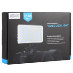 LED-013 口袋型 112 顆 LED 專業 Vlogging 攝影錄影及攝影棚燈，配備 OLED 顯示屏及冷靴轉接座，適用 Canon / Nikon DSLR 相機，112 顆 LED