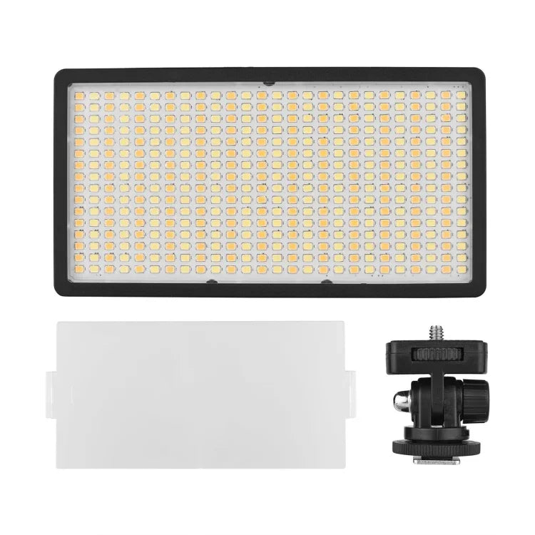 LED01 416 顆 LED 3600 流明專業 Vlogging 攝影錄影及攝影棚燈，適用 Canon / Nikon DSLR 相機，416 顆 LED