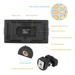 LED01 416 顆 LED 3600 流明專業 Vlogging 攝影錄影及攝影棚燈，適用 Canon / Nikon DSLR 相機，416 顆 LED