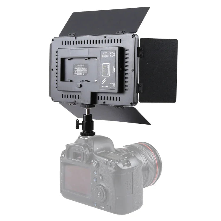 LED01 520 顆 LED 4100 流明專業 Vlogging 攝影錄影及攝影棚燈，適用 Canon / Nikon DSLR 相機，520 顆 LED