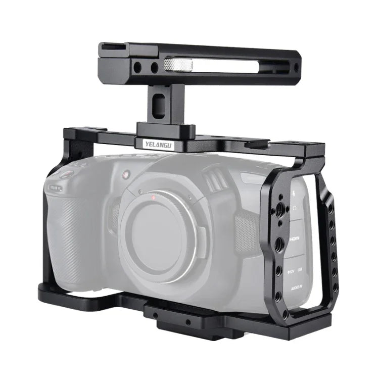 YELANGU C9-A YLG0911A 手柄攝影機籠穩定器，適用 DJI BMPCC 4K，C9-A