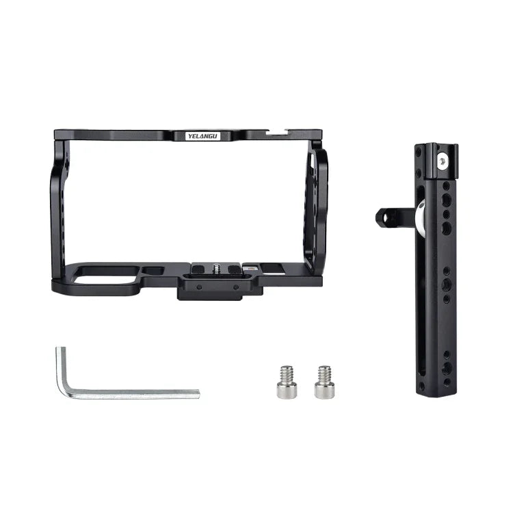 YELANGU C9-A YLG0911A 手柄攝影機籠穩定器，適用 DJI BMPCC 4K，C9-A