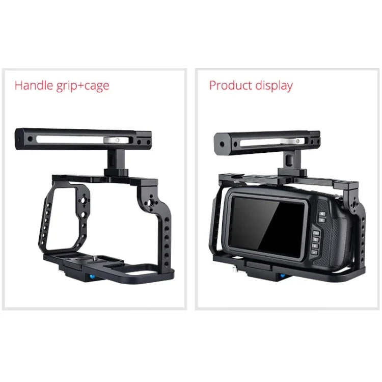 YELANGU C9-A YLG0911A 手柄攝影機籠穩定器，適用 DJI BMPCC 4K，C9-A