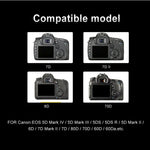 LP-E6 數位相機單眼電池數位 LCD 充電器，適用於 Canon 系列，LP-E6