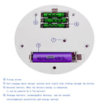 13.8cm USB Charging Smart 360 Degree Rotating Turntable Display Stand Video Shooting Props Turntable for Photography, Load 3kg
