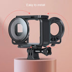 Insta360 One R 全景相機鏡頭保護玻璃蓋，附框架，適用 Insta360 One R