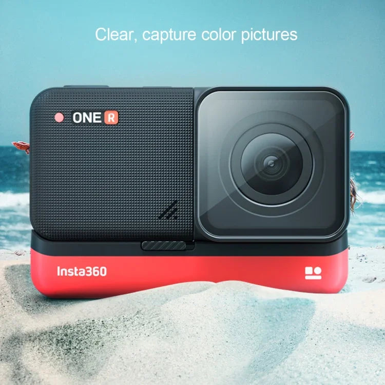 Insta 360 One R 4K 鏡頭 + LCD 顯示螢幕鋼化玻璃保護膜，適用 Insta 360 One R 4K