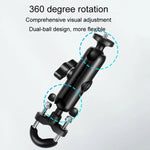 9公分連接桿 20mm 球頭摩托車把手固定支架，附三腳架轉接器及螺絲，適用 GoPro、Insta360、DJI 及其他運動相機，9.5公分連接桿支架
