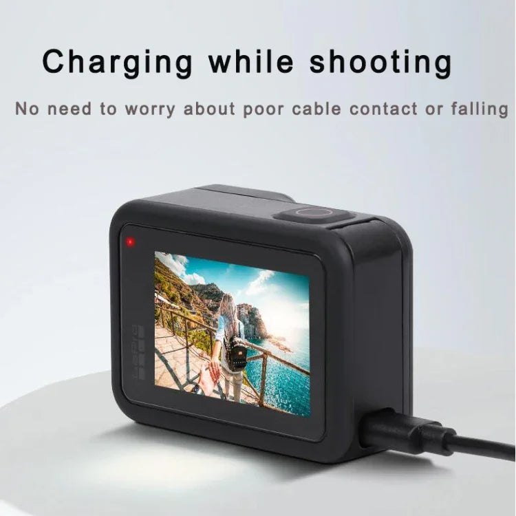 運動相機可充電電池替換側蓋，適用 GoPro HERO8，適用 GoPro HERO8