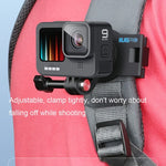 RUIGPRO 360度旋轉快拆背帶安裝肩背包安裝座，適用於GoPro、Insta360、DJI及其他運動相機